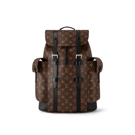 zaino christopher louis vuitton|Christopher MM Monogram Macassar Canvas .